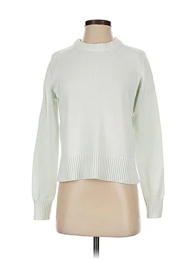 Pre-owned Banana Republic Turtleneck Sweater In White