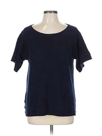 Pre-owned Calypso St Barth Cashmere Pullover Sweater In Blue