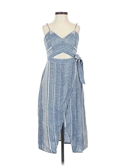 Pre-owned Express Casual Dress In Blue