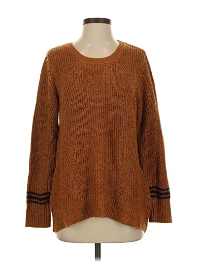 Pre-owned Logo By Lori Goldstein Pullover Sweater In Brown
