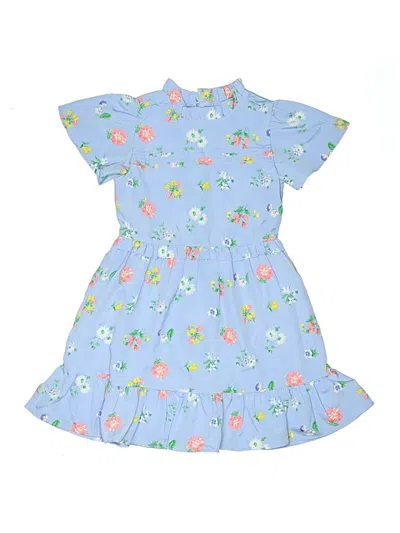 Pre-owned Janie And Jack Kids' Dress In Blue