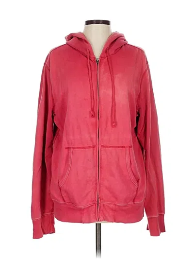 Pre-owned Gap Zip Up Hoodie In Red