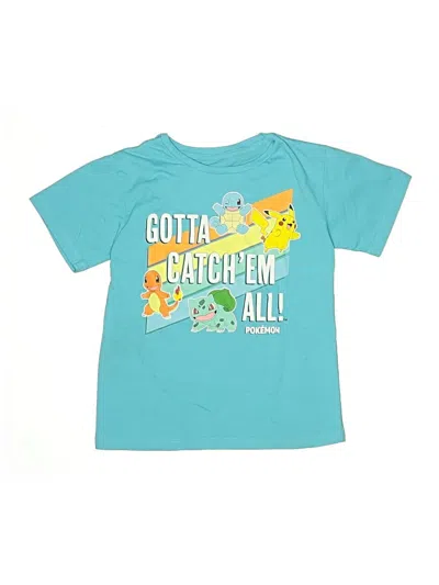 Pre-owned Pokémon Kids' Short Sleeve T-shirt In Blue
