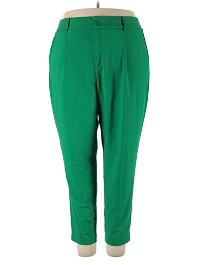 Pre-owned Studio By Torrid Casual Pants In Green