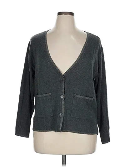 Pre-owned Soma Cardigan Sweater In Gray