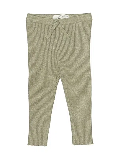 Pre-owned Zara Babies' Casual Pants In Green