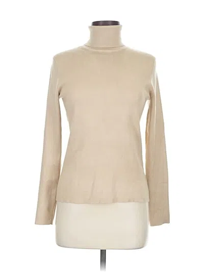 Pre-owned Neiman Marcus Long Sleeve Turtleneck In Brown