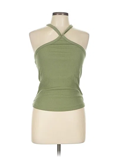 Pre-owned Old Navy Sleeveless Top Green Halter Neckline Tops