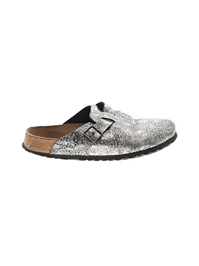 Pre-owned Papillio By Birkenstock Flats In Gray