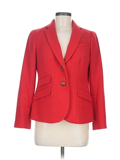 Pre-owned Talbots Blazer Jacket In Red