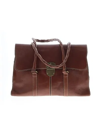 Pre-owned Patricia Nash Leather Shoulder Bag In Brown
