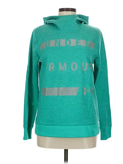 Pre-owned Under Armour Pullover Hoodie In Green