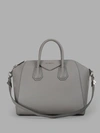 Givenchy 'small Antigona' Sugar Leather Satchel - Grey