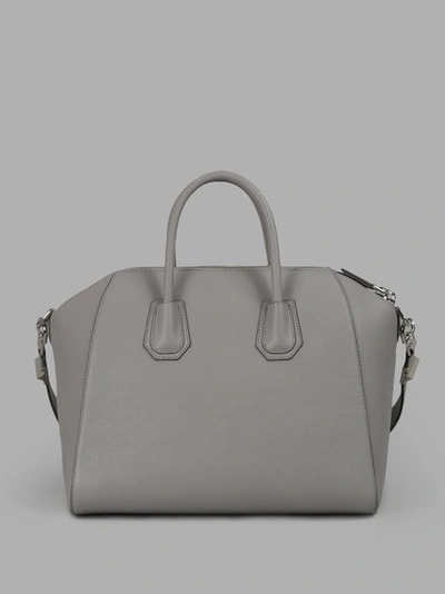 Shop Givenchy Women's Grey Medium Antigona Shoulder Bag