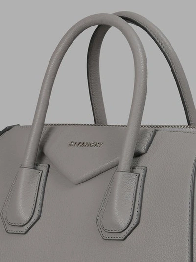 Shop Givenchy Women's Grey Medium Antigona Shoulder Bag
