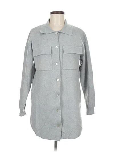 Pre-owned By Design Cardigan Sweater In Gray