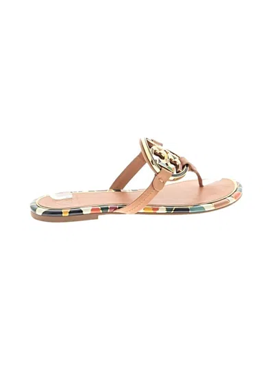 Pre-owned Tory Burch Sandals In Brown