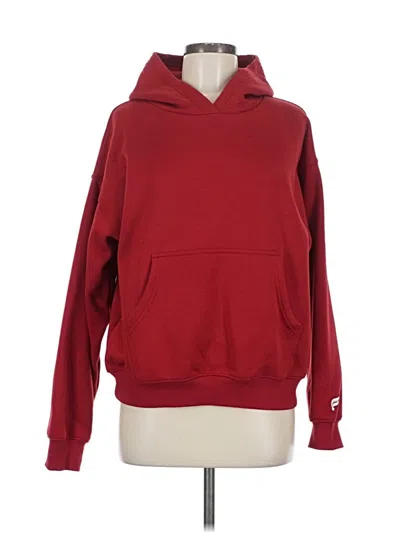 Pre-owned Fabletics Pullover Hoodie In Red