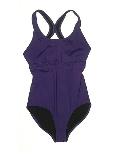 Pre-owned Athleta One Piece Swimsuit In Purple
