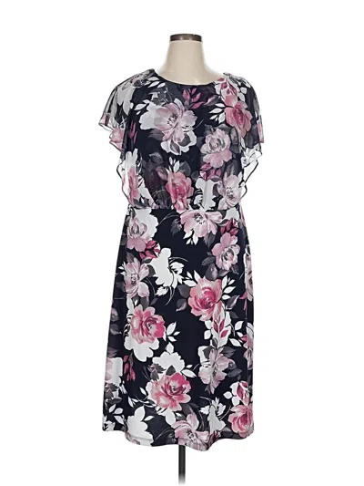 Pre-owned Connected Apparel Casual Dress In Purple