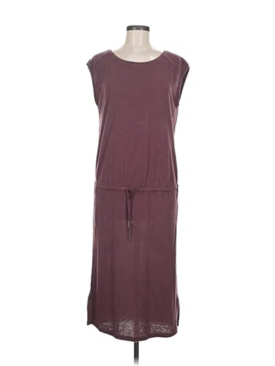 Pre-owned Prana Casual Dress In Burgundy