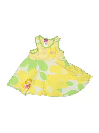Pre-owned Disney Princess Kids' Dress In Yellow