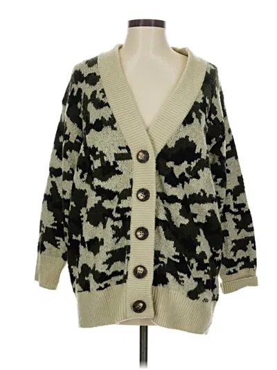 Pre-owned Catherine Catherine Malandrino Cardigan Sweater In Green