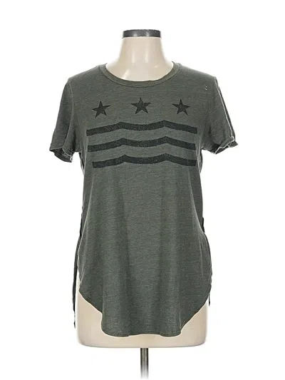 Pre-owned Sol Angeles Short Sleeve T-shirt In Green