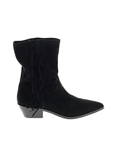 Pre-owned Rebecca Minkoff Ankle Boots In Black