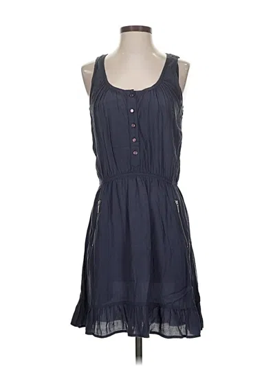 Pre-owned Dkny Jeans Casual Dress In Blue