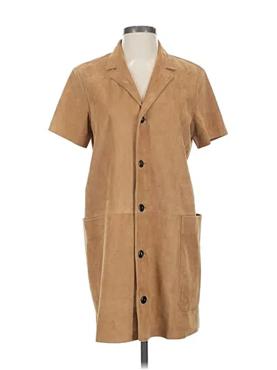 Pre-owned Billy Reid Casual Dress In Brown