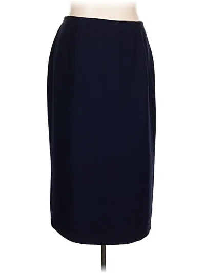 Pre-owned Dressbarn Formal Skirt In Blue
