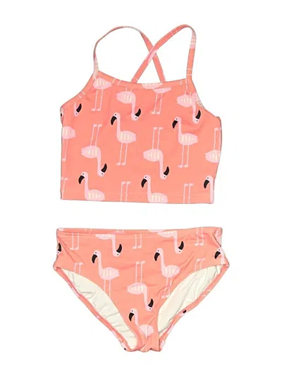 Pre-owned Hanna Andersson Kids' Two Piece Swimsuit In Pink
