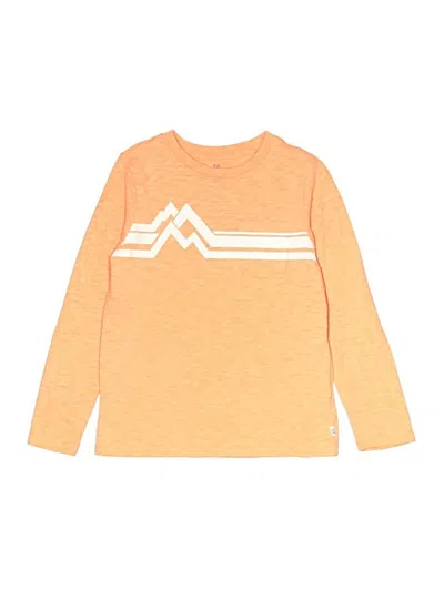 Pre-owned Gap Kids' Long Sleeve T-shirt In Orange