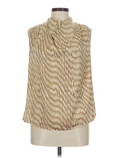 Pre-owned Banana Republic Factory Store Sleeveless Blouse In Brown