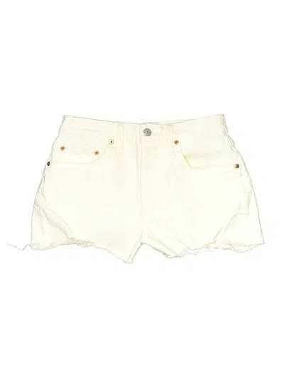 Pre-owned Levi's Shorts In White
