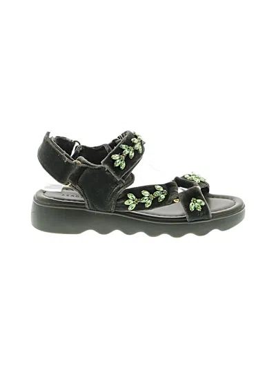 Pre-owned Aerosoles Sandals In Green