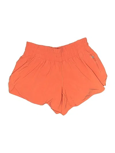 Pre-owned Lululemon Athletica Athletic Shorts In Orange