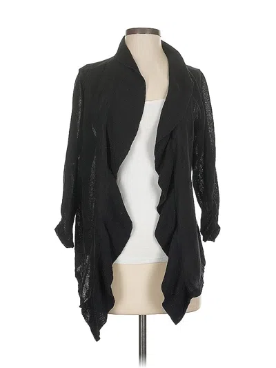 Pre-owned Chico's Cardigan Sweater In Black