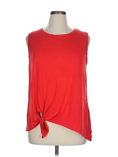 Pre-owned Massini Sleeveless T-shirt In Red