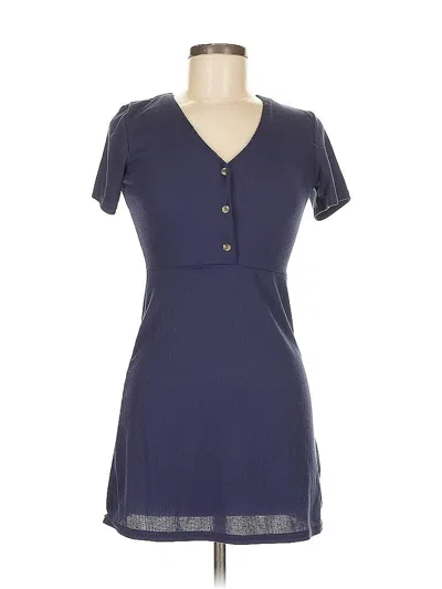 Pre-owned Nasty Gal Inc. Casual Dress In Blue