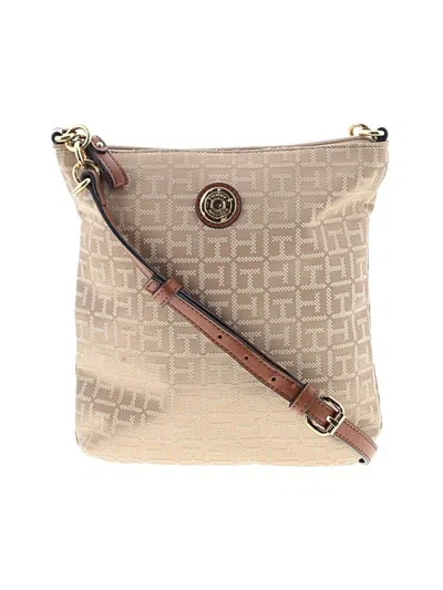Pre-owned Tommy Hilfiger Crossbody Bag In Brown