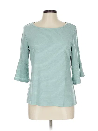 Pre-owned Tahari Cardigan Sweater In Blue