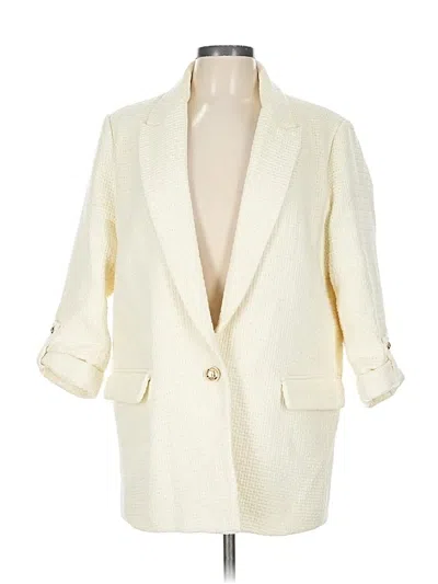 Pre-owned Hailey & Co Blazer Jacket In White