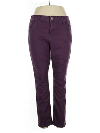 Pre-owned Liz Claiborne Jeans In Purple