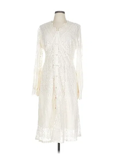 Pre-owned Assorted Brands Cocktail Dress In White