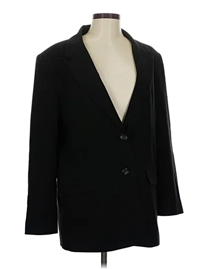 Pre-owned Asos Design Blazer Jacket In Black