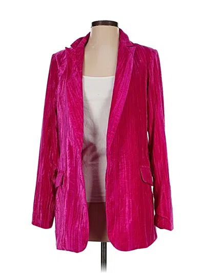Pre-owned Nasty Gal Inc. Blazer Jacket In Pink