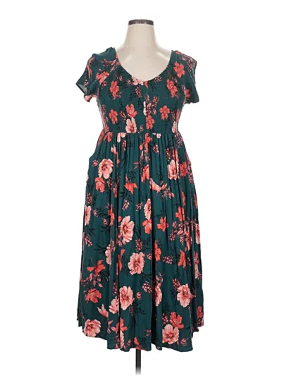 Pre-owned Torrid Casual Dress In Blue