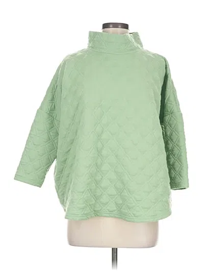 Pre-owned Tuckernuck Turtleneck Sweater In Green